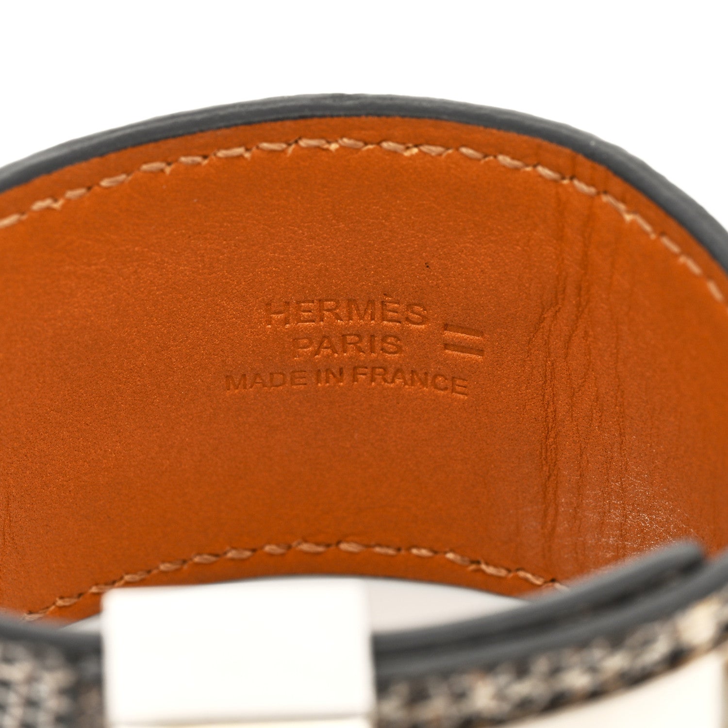 Hermes Lizard Collier de Chien CDC Bracelet T1 Ombre 4 of 6