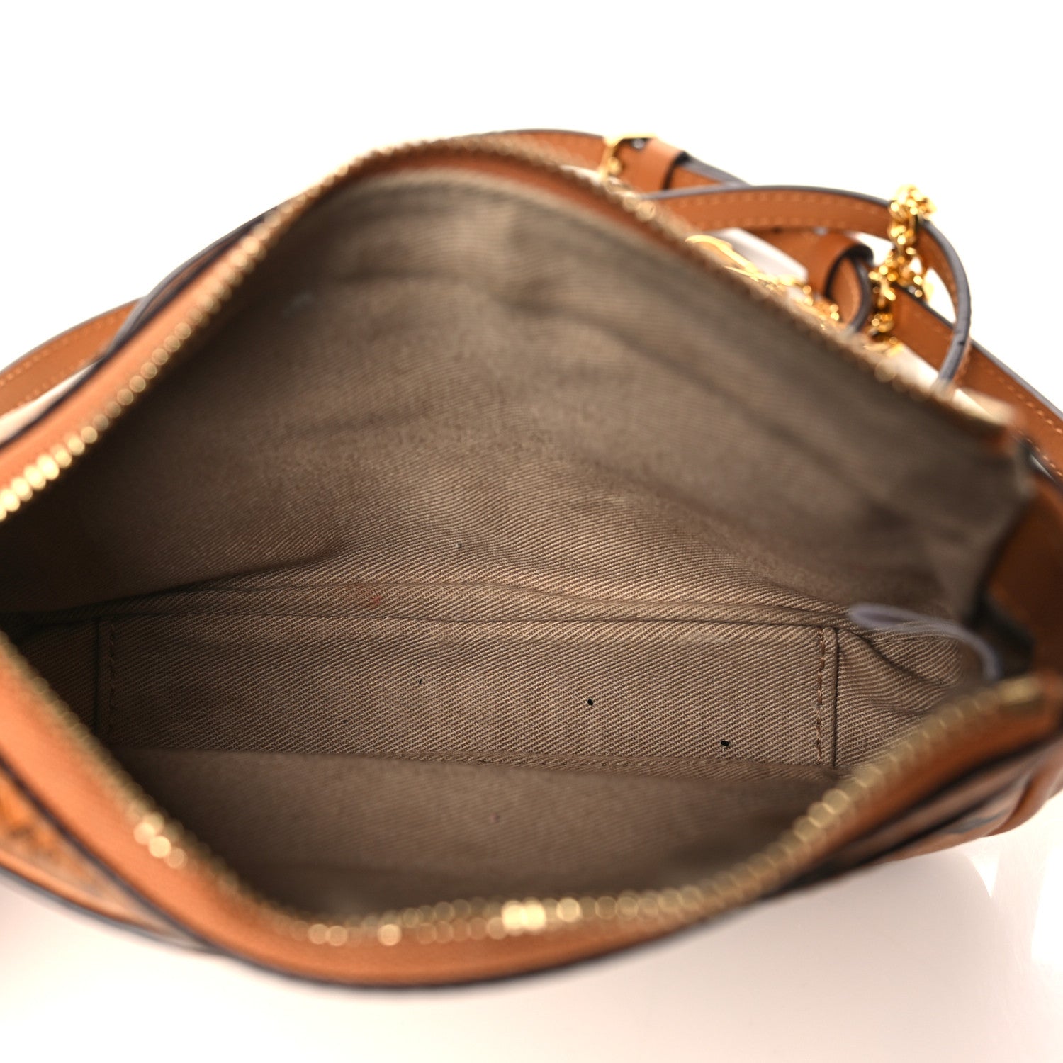 MCM Visetos Panda Crossbody Pouch Cognac 5 of 11
