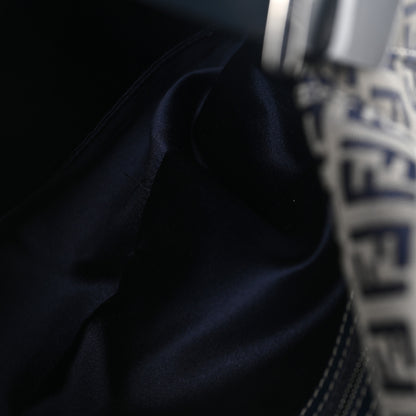 Fendi Zucchino Mama Baguette Navy 10 of 10