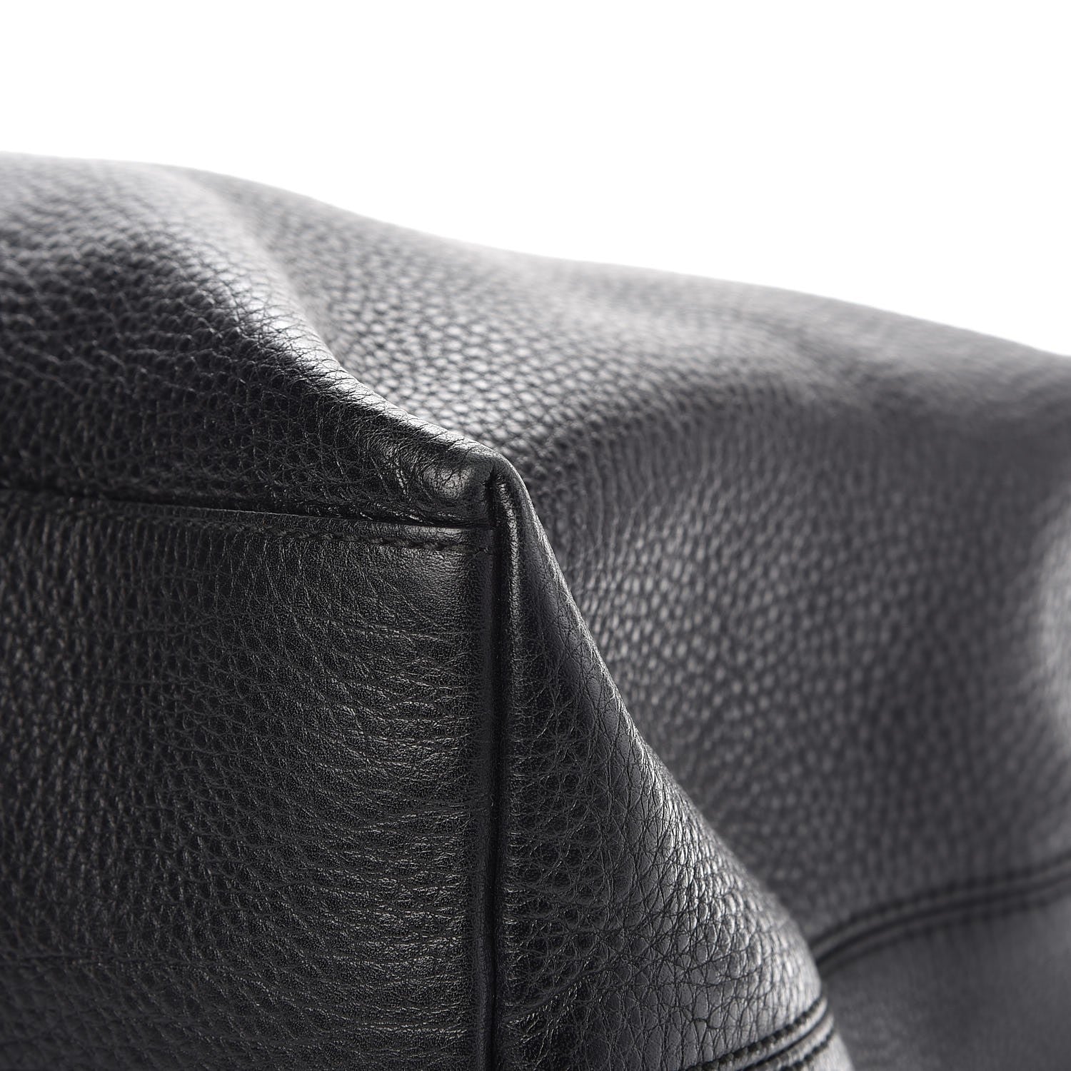 Gucci Pebbled Calfskin Large Soho Chain Shoulder Bag Black 17 of 18