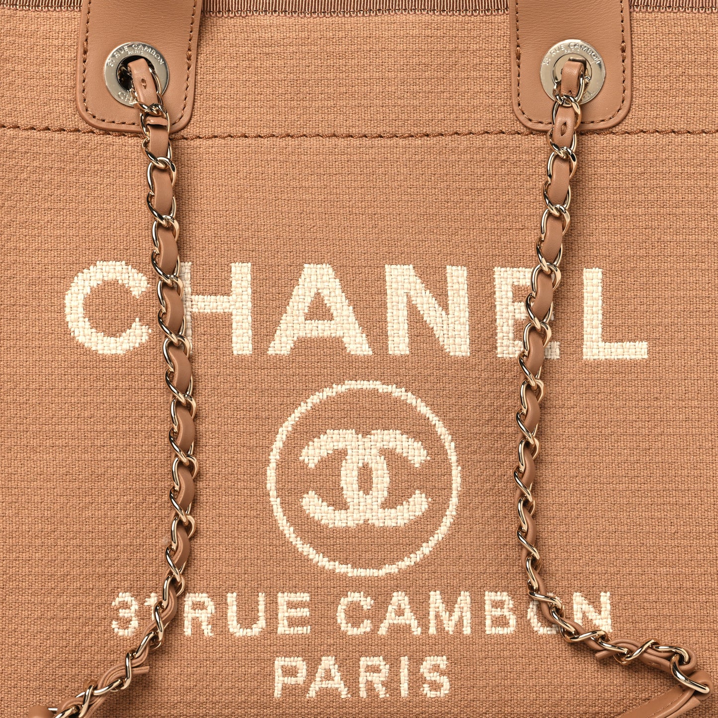 Mixed Fibers Small Deauville Tote Camel