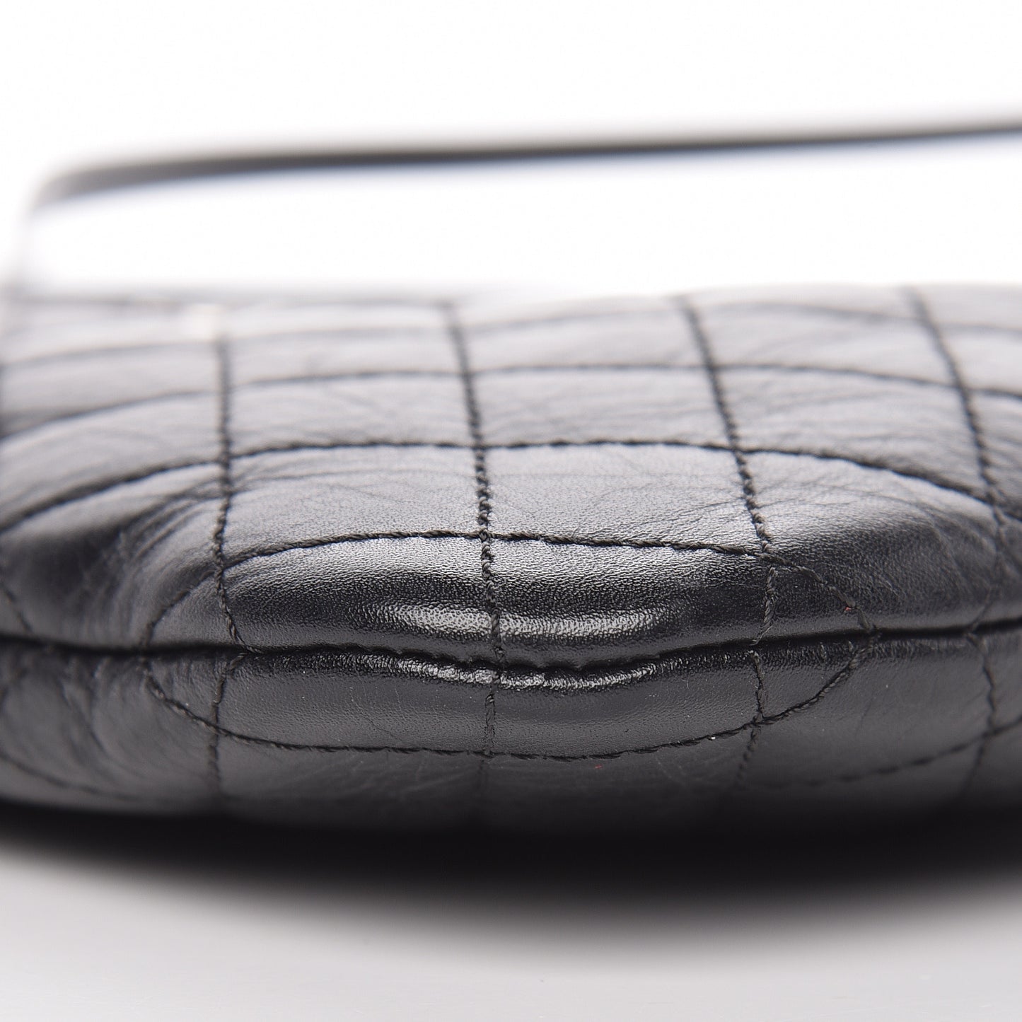 Calfskin Quilted Crossbody Bag Black