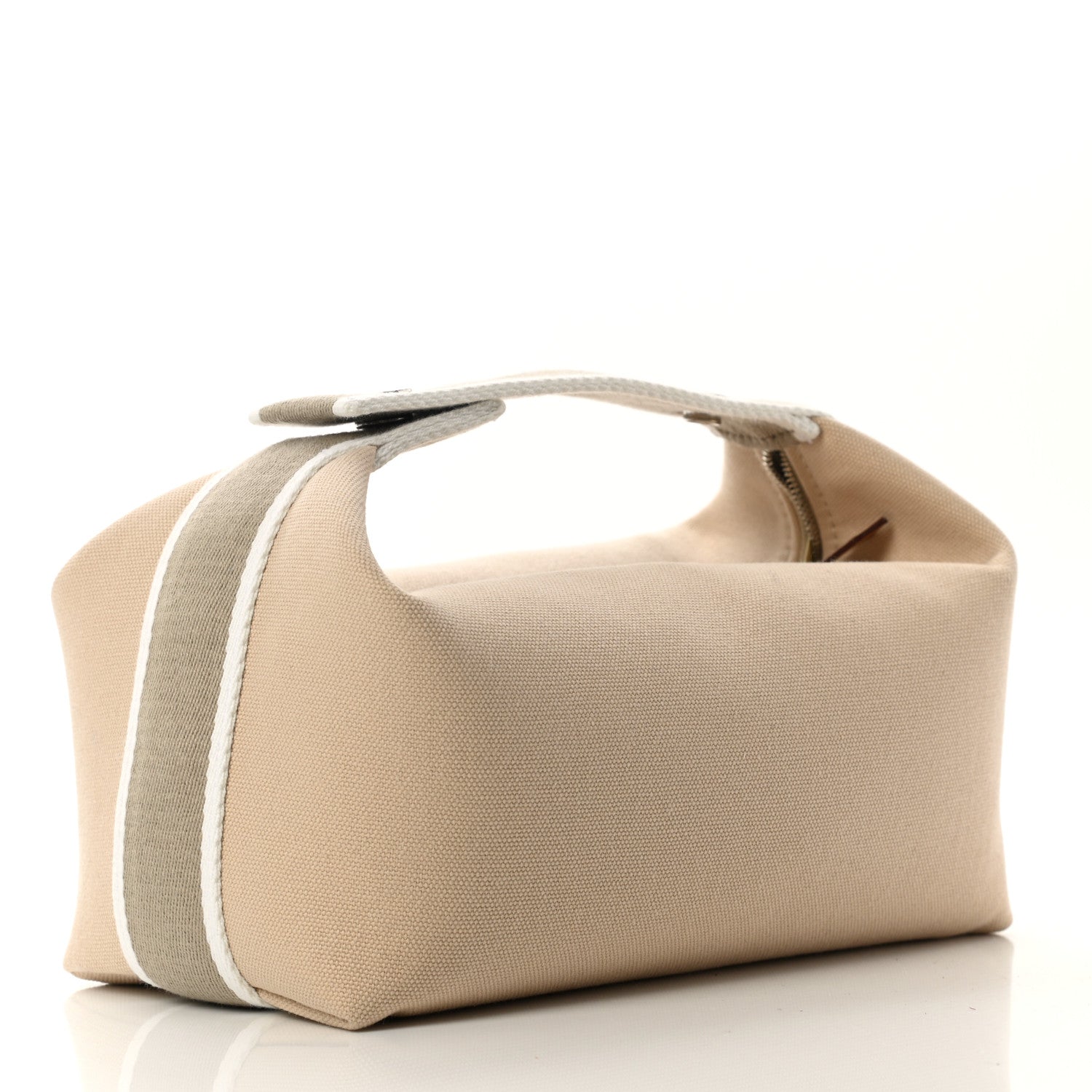 Hermes Canvas Small Bride-A-Brac Pouch Natural 3 of 6