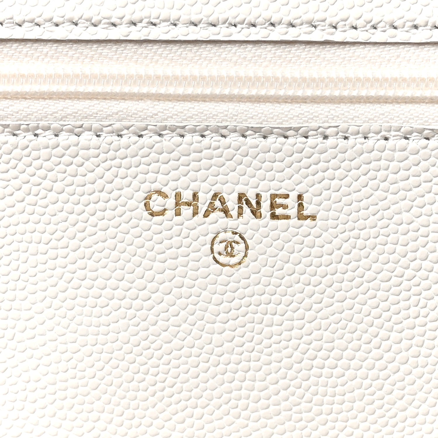 Chanel Caviar Quilted Enamel Coco Casino Wallet On Chain WOC White 6 of 12