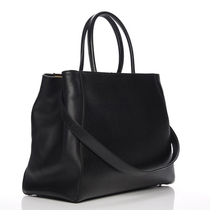 Fendi Vitello Elite Regular 2Jours Tote Black 4 of 9