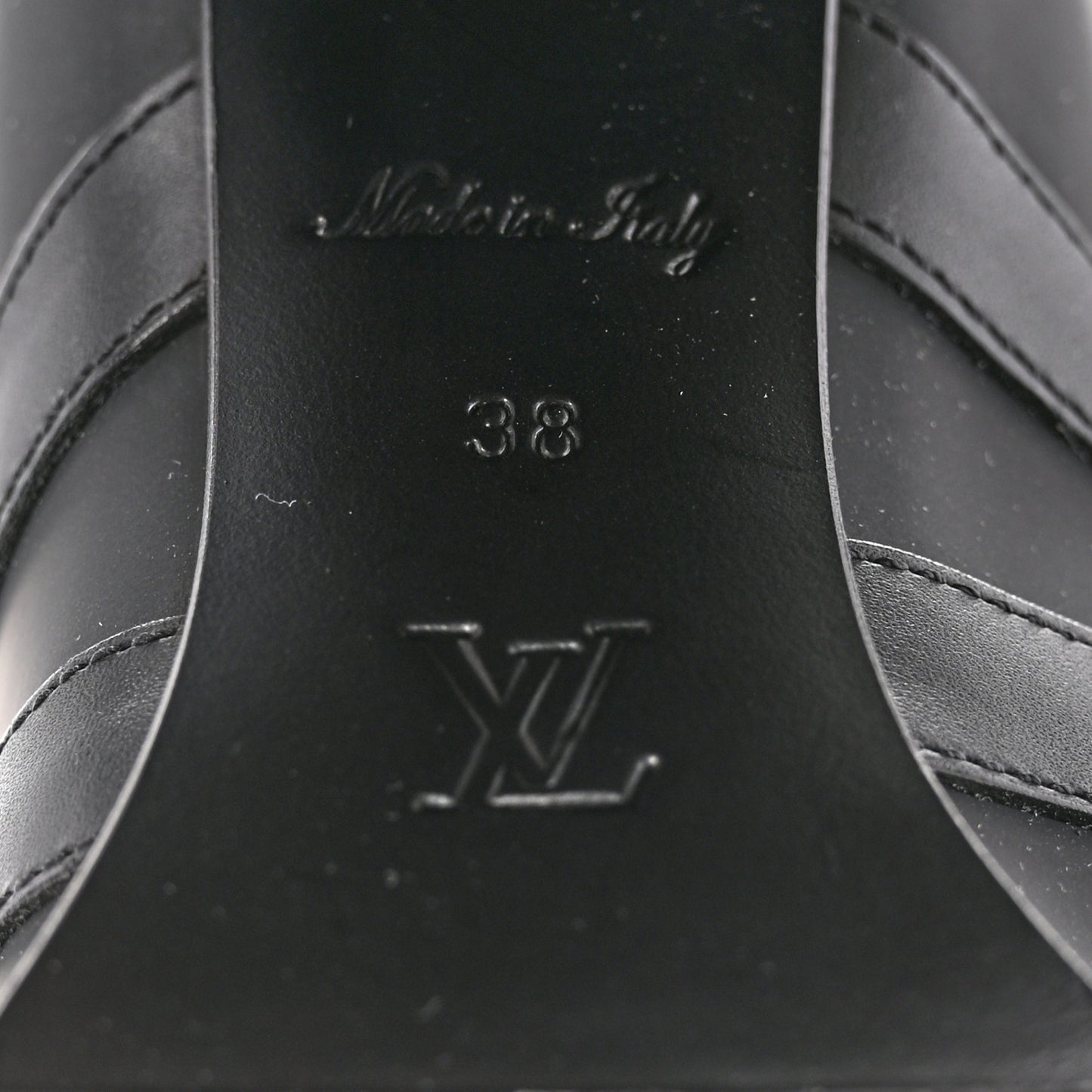 Suede Calfskin Monogram Star Trail Ankle Boots 38 Black
