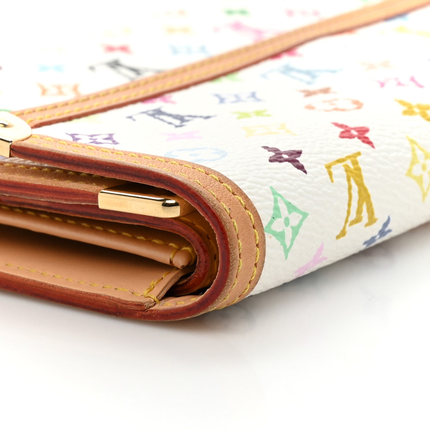 Monogram Multicolor Porte Tresor International Wallet White
