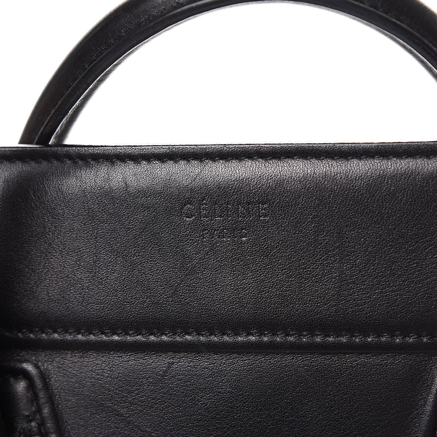 Natural Calfskin Medium Phantom Luggage Black