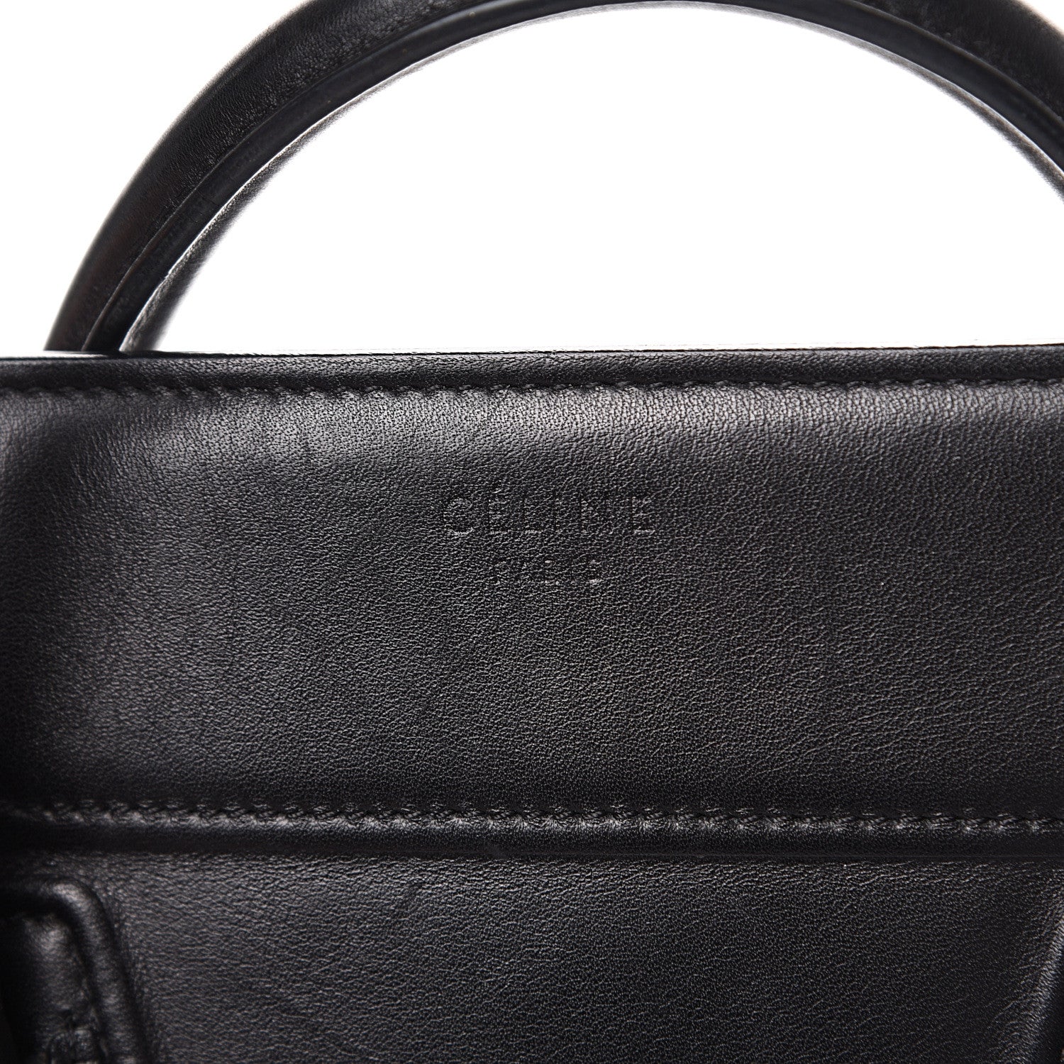 Celine Natural Calfskin Medium Phantom Luggage Black 5 of 15