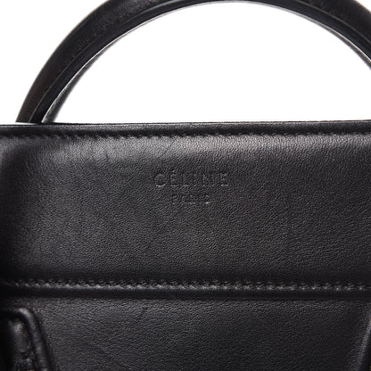 Celine Natural Calfskin Medium Phantom Luggage Black 5 of 15