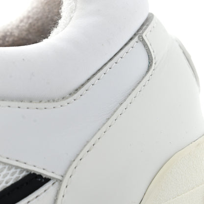 Chanel Calfskin Mesh Lycra Womens Logo Sneakers 39.5 White 11 of 16