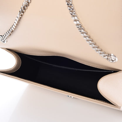 Saint Laurent Grain De Poudre Medium Monogram Kate Satchel Nude Powder 5 of 7