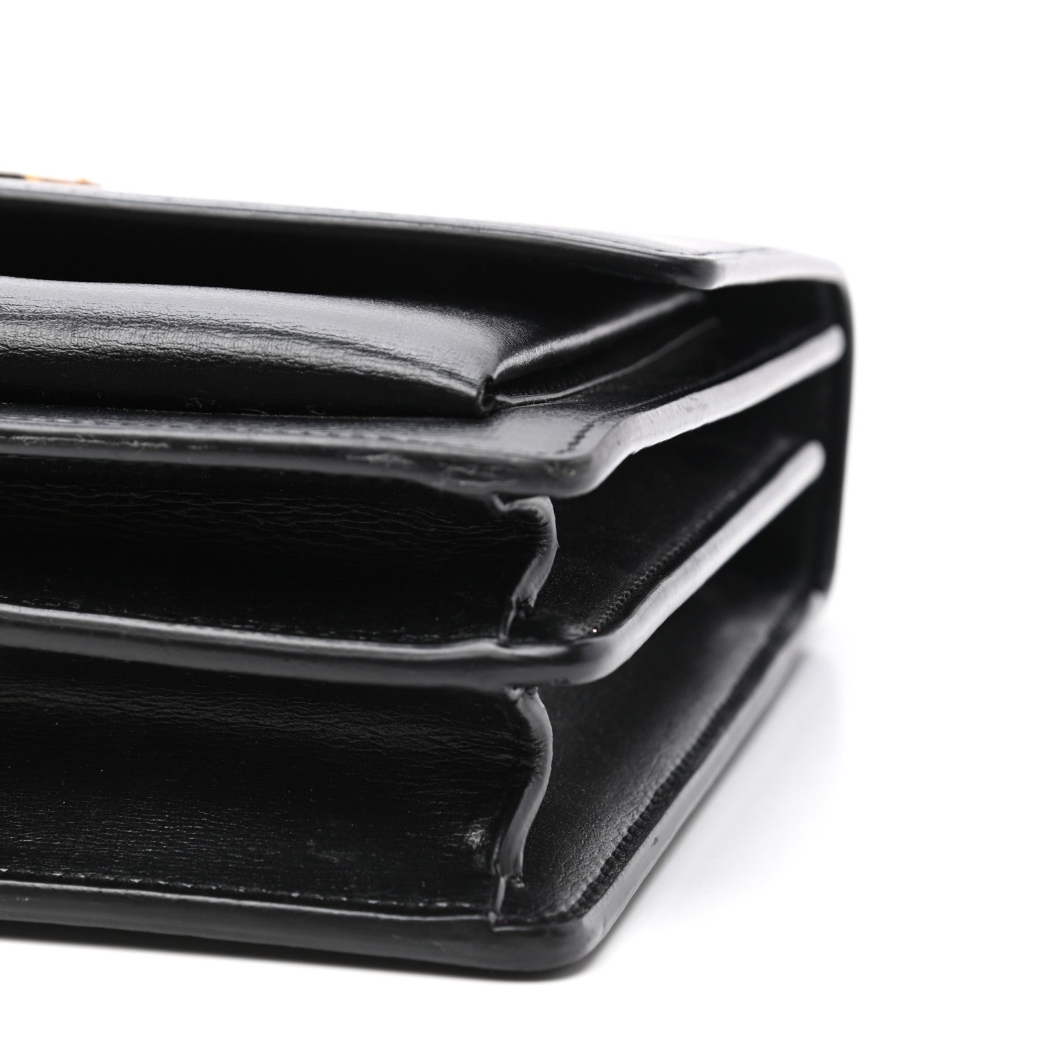 Saint Laurent Calfskin Medium Monogram Sunset Black 9 of 9