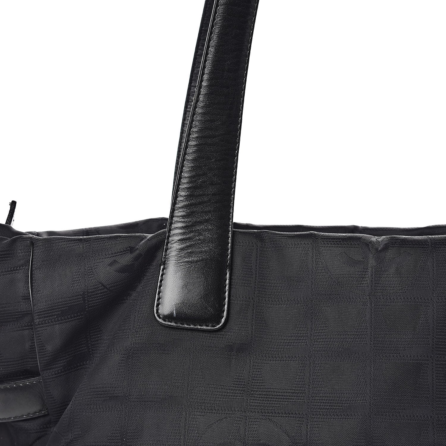 Chanel Nylon Large Travel Tote Black 13 of 13