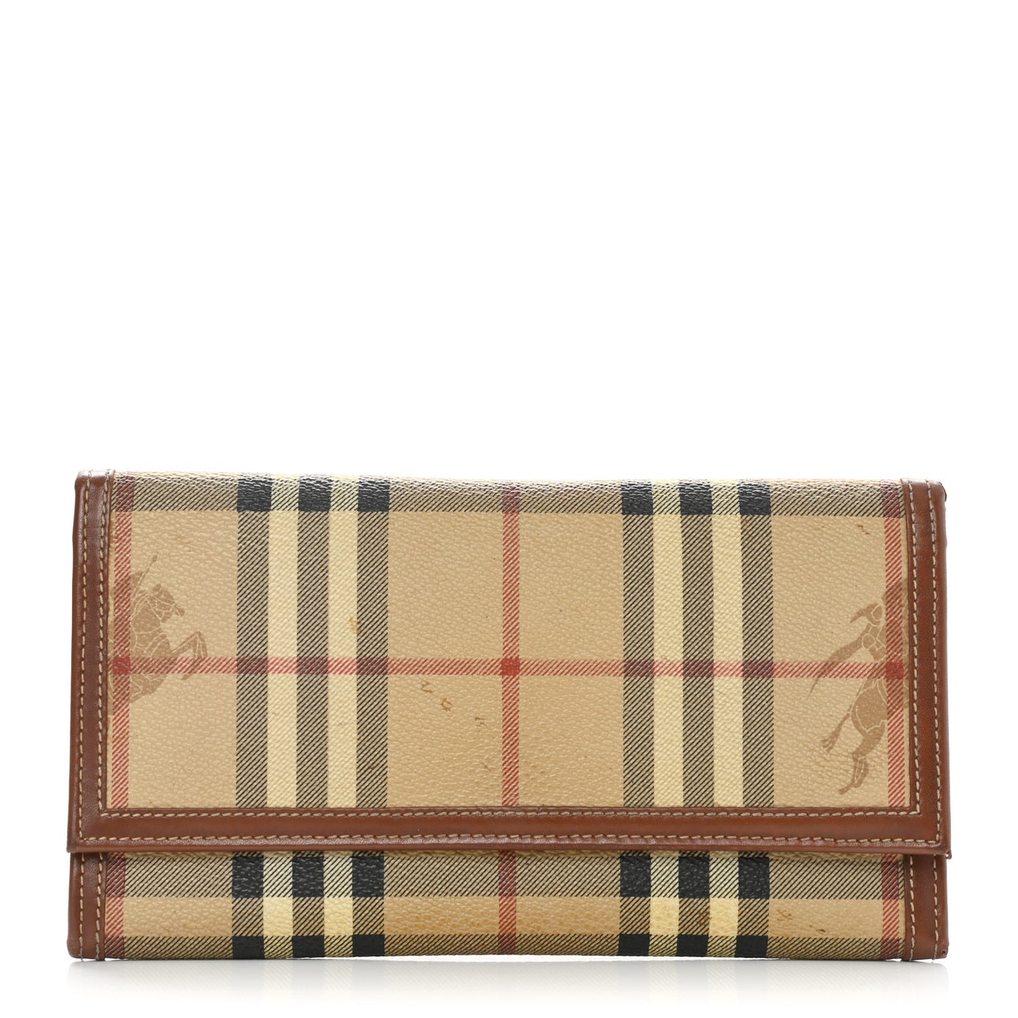 Haymarket Check Penrose Continental Wallet Tan