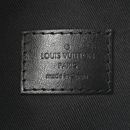 Louis Vuitton Calfskin Monogram Shadow Discovery Bumbag Black 6 of 10