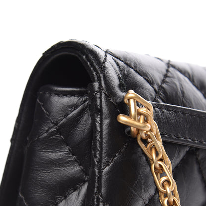 Chanel Aged Calfskin Quilted 2.55 Reissue Chain Waist Bag Black 12 of 12