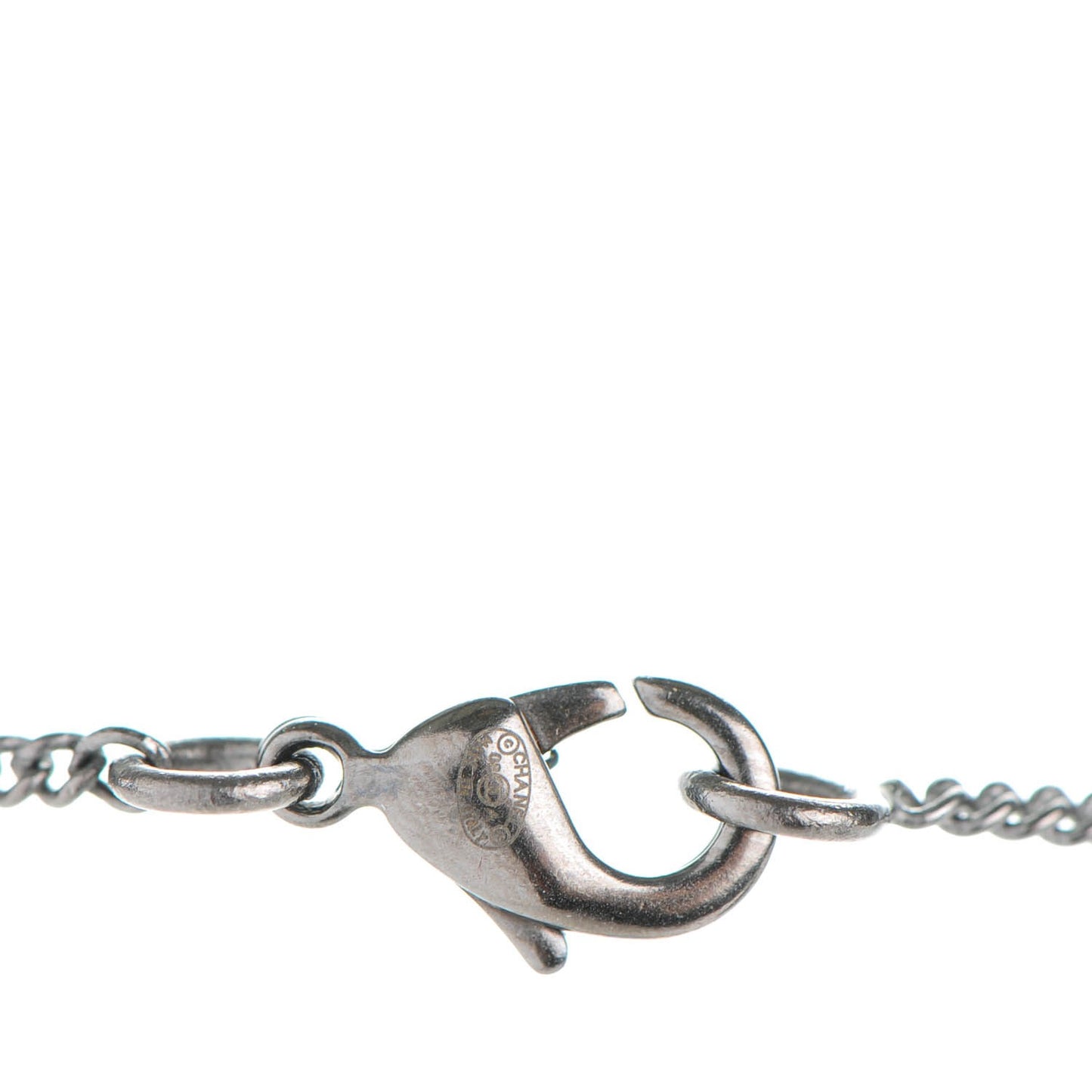 CC Cross Pendant Necklace Silver