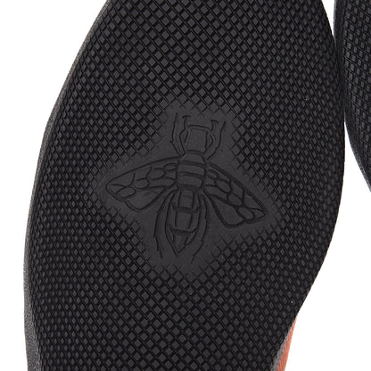 Gucci X DAPPER DAN Calfskin Suede GG Micro Monogram Womens G74 Sneakers 37 Black Cuir Burro 6 of 10