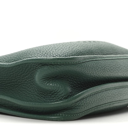 Hermes Taurillon Clemence Amazone Evelyne III PM Malachite Bleu Izmir 8 of 9