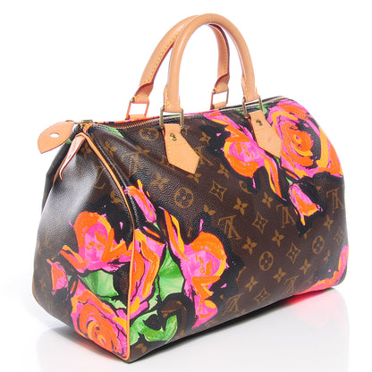 Louis Vuitton Monogram Roses Speedy 30 3 of 7