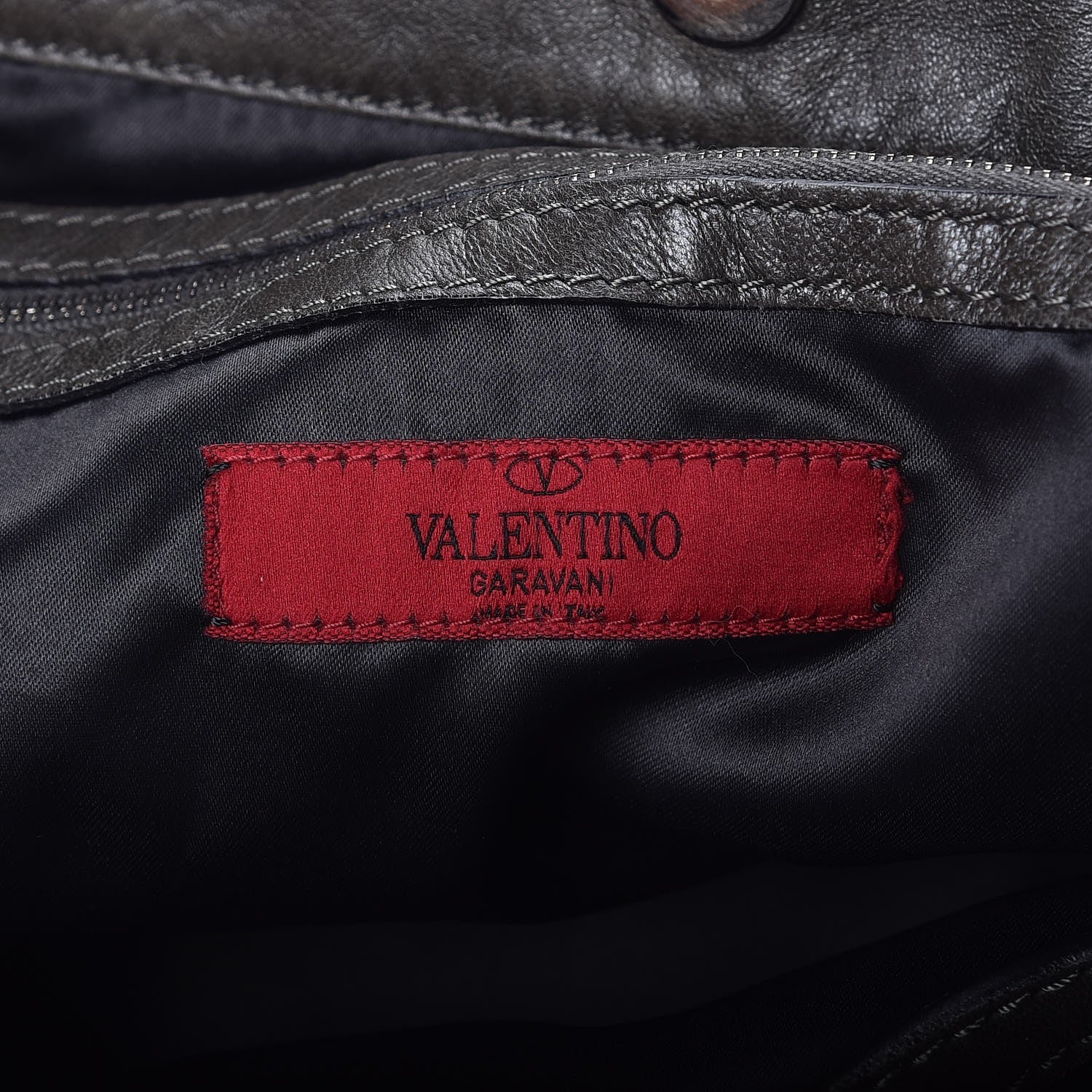 Valentino Garavani Calf Hair Petale Tote Brown 7 of 15