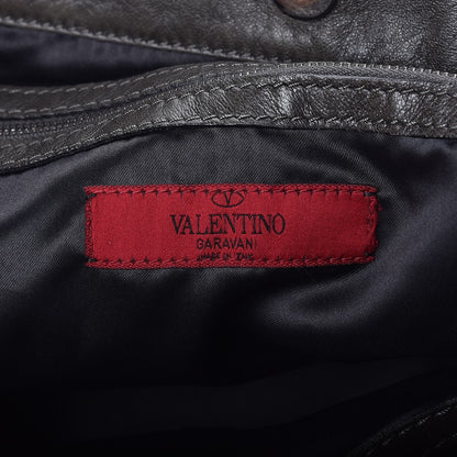 Valentino Garavani Calf Hair Petale Tote Brown 7 of 15