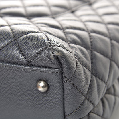 Chanel Caviar Quilted Large Coco Handle Flap Grey 13 of 15