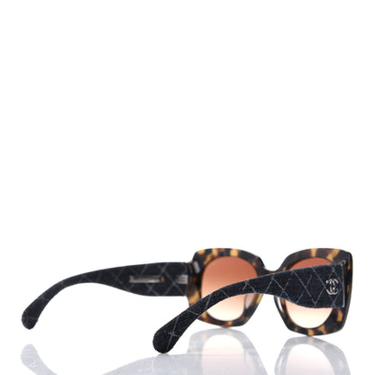 Chanel Denim Rectangle Sunglasses 5406 Tortoise 4 of 8