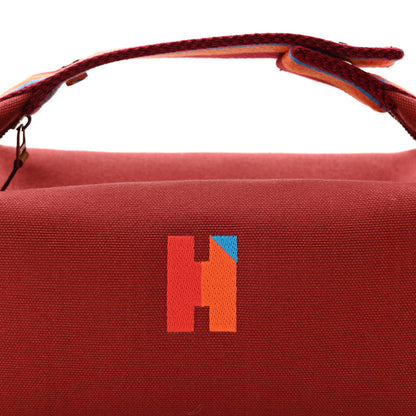 Hermes Cotton Canvas H Pavillon Small Bride-A-Brac Pouch Rouge H 7 of 8