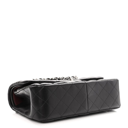 Chanel Lambskin Quilted Jumbo Double Flap Black 4 of 11