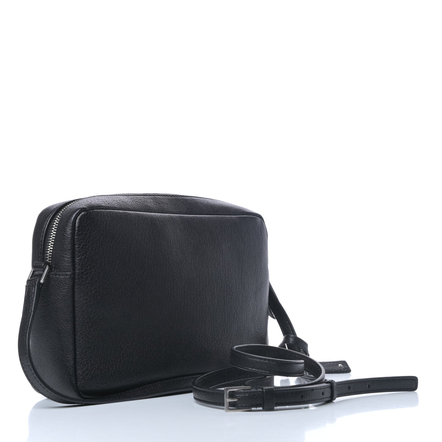 Lambskin Monogram Small Lou Camera Bag Black