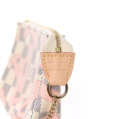 Louis Vuitton Damier Azur Tahitienne Mini Pochette Accessories 6 of 9
