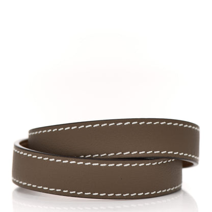 Hermes Swift Kelly Double Tour Bracelet T2 Etoupe 2 of 4