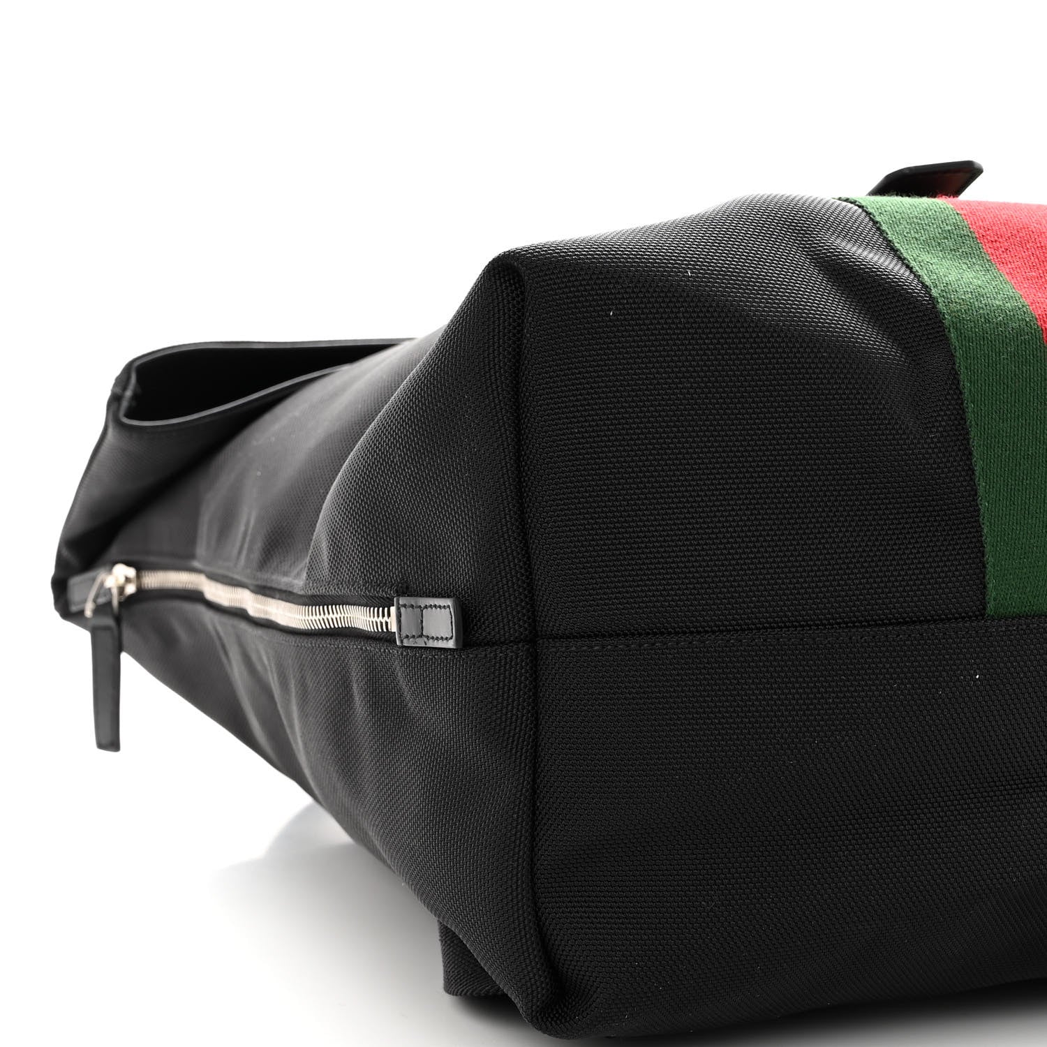 Gucci Techno Canvas Web Single Buckle Backpack Black 10 of 11