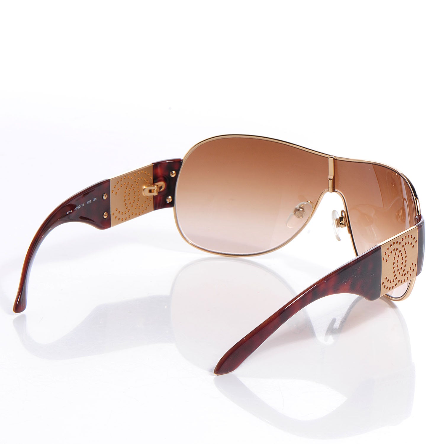 Chanel CC Sunglasses Brown 4154 2 of 6