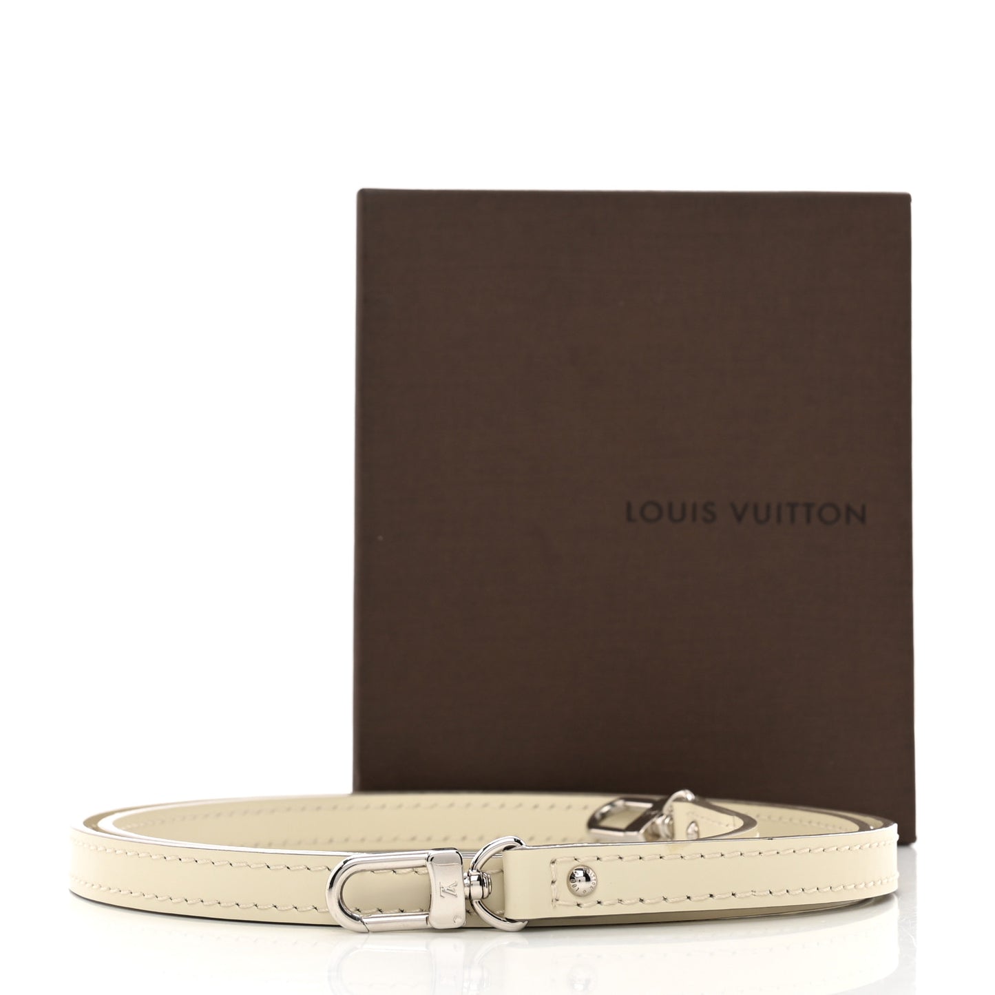 Calfskin Alma BB Shoulder Strap White