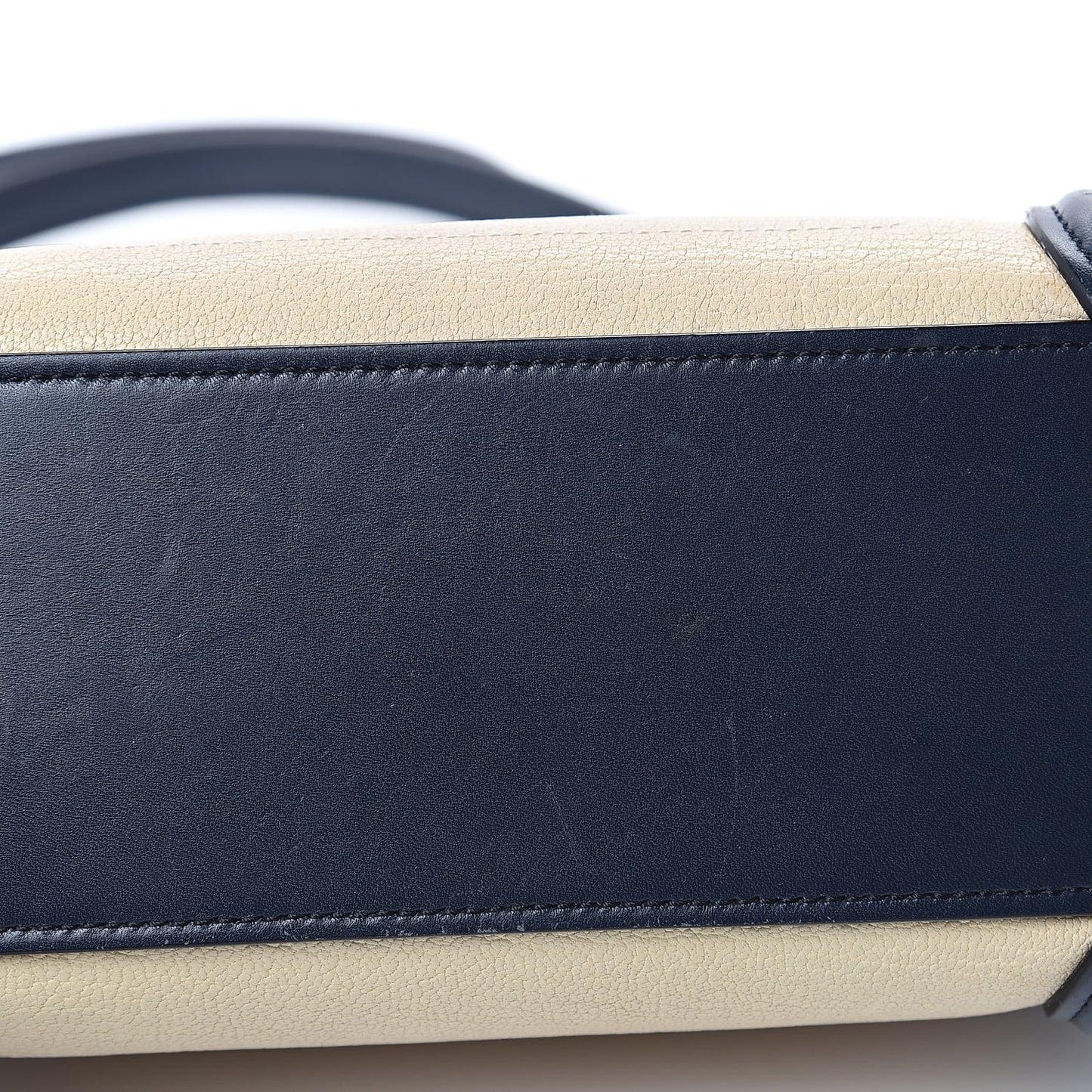 Drummed Calfskin Nano Tri-Color Luggage Firefly