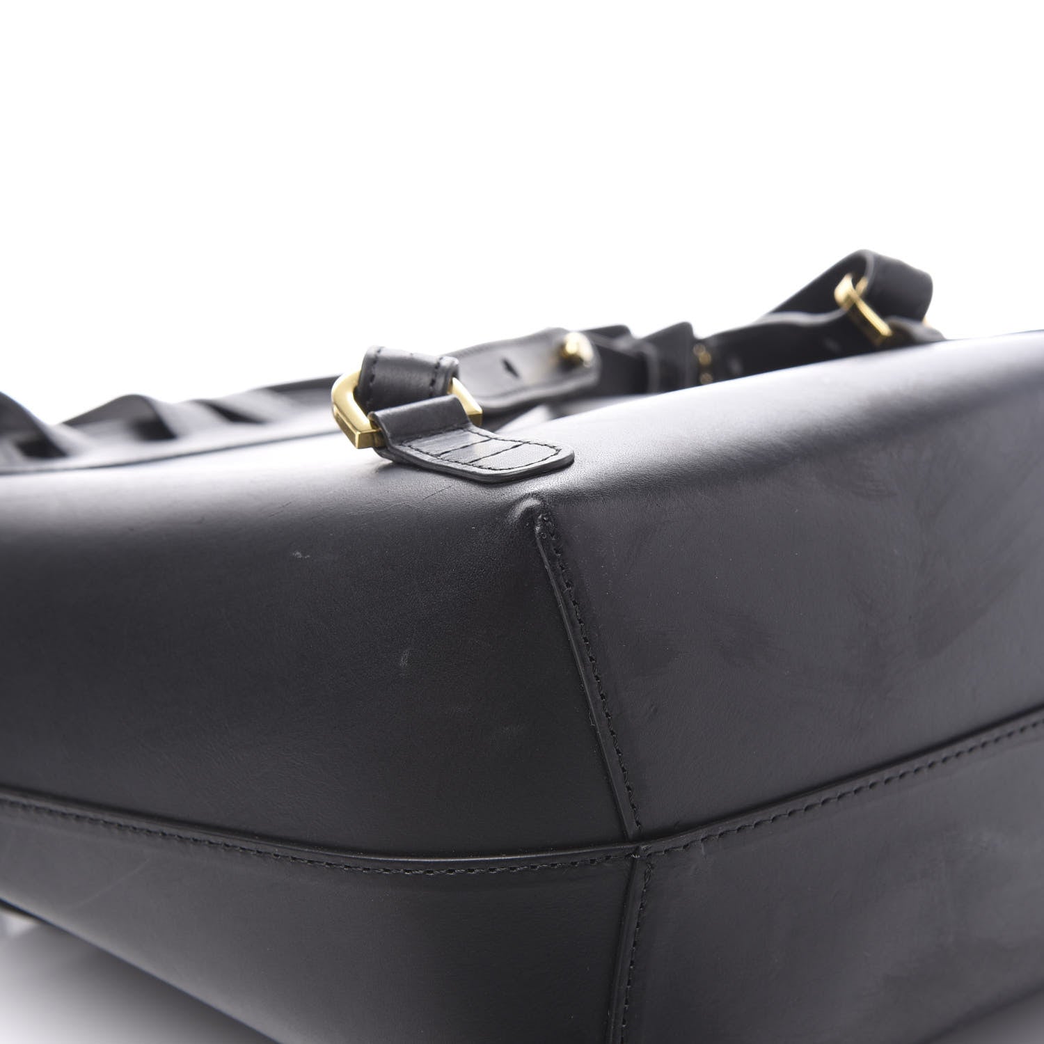 Mansur Gavriel Calfskin Mini Backpack Bag Black Flamma 10 of 11