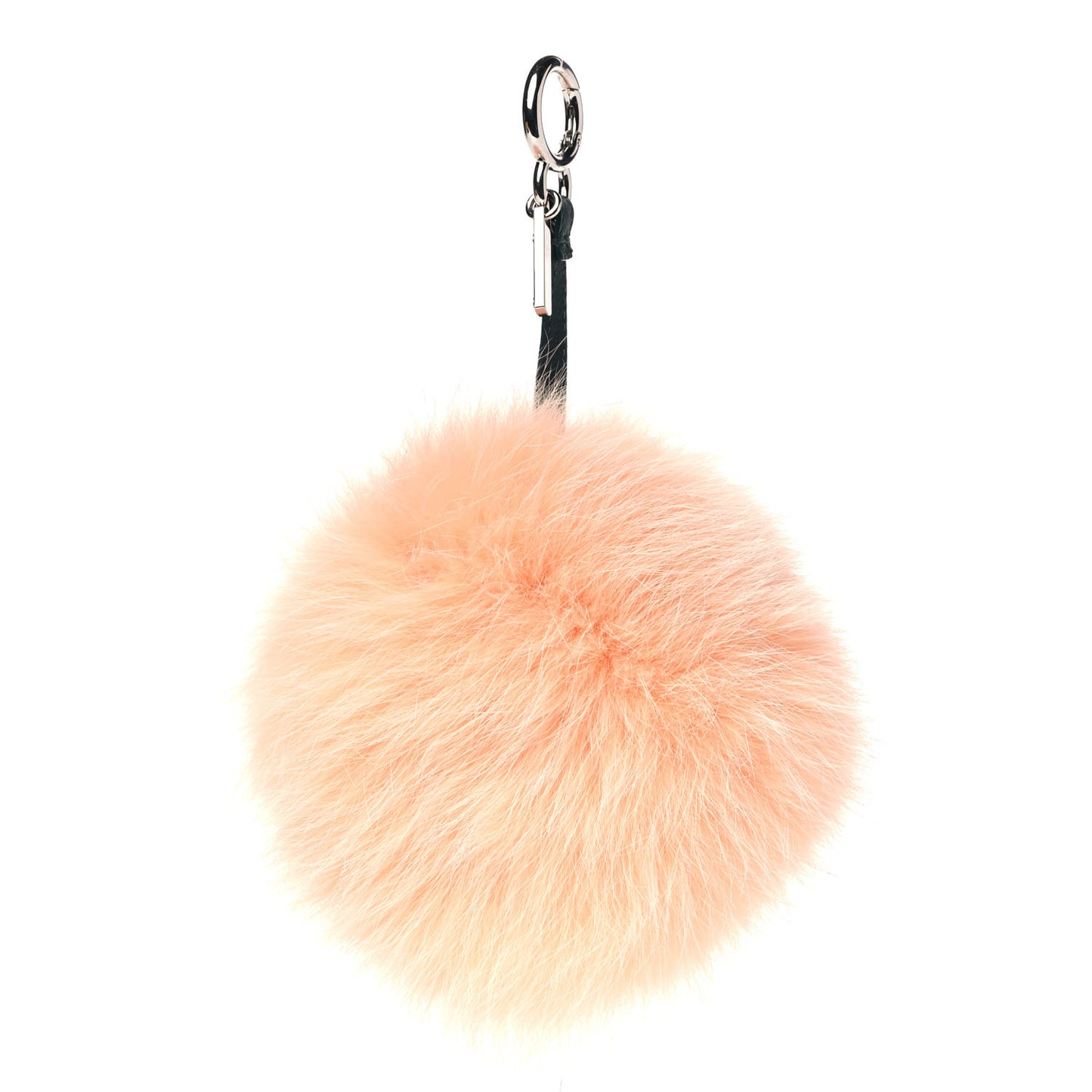 Fox Fur Calfskin Hypnoteyes Coin Purse Bag Charm Palmspring English Green