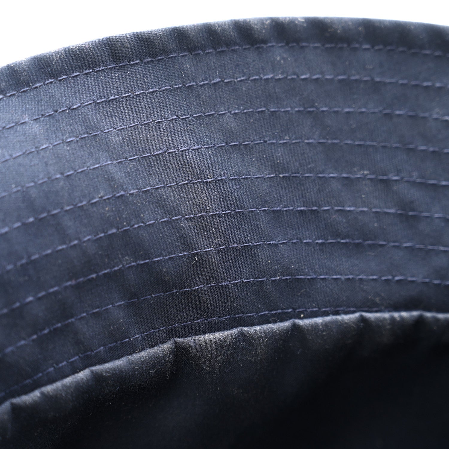 Christian Dior Polyester Cotton Oblique Teddy-D Brim Bucket Hat Blue 14 of 15