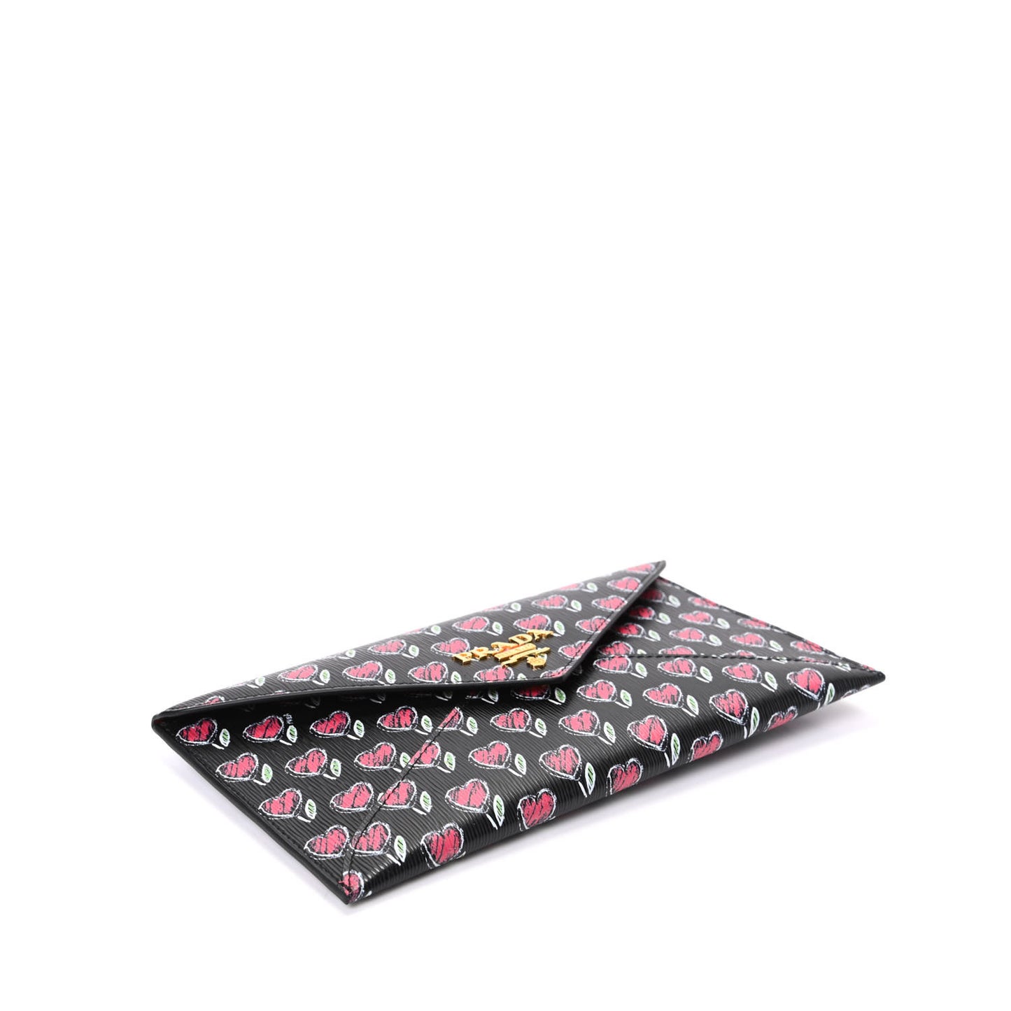 Vitello Move Love Envelope Wallet Black