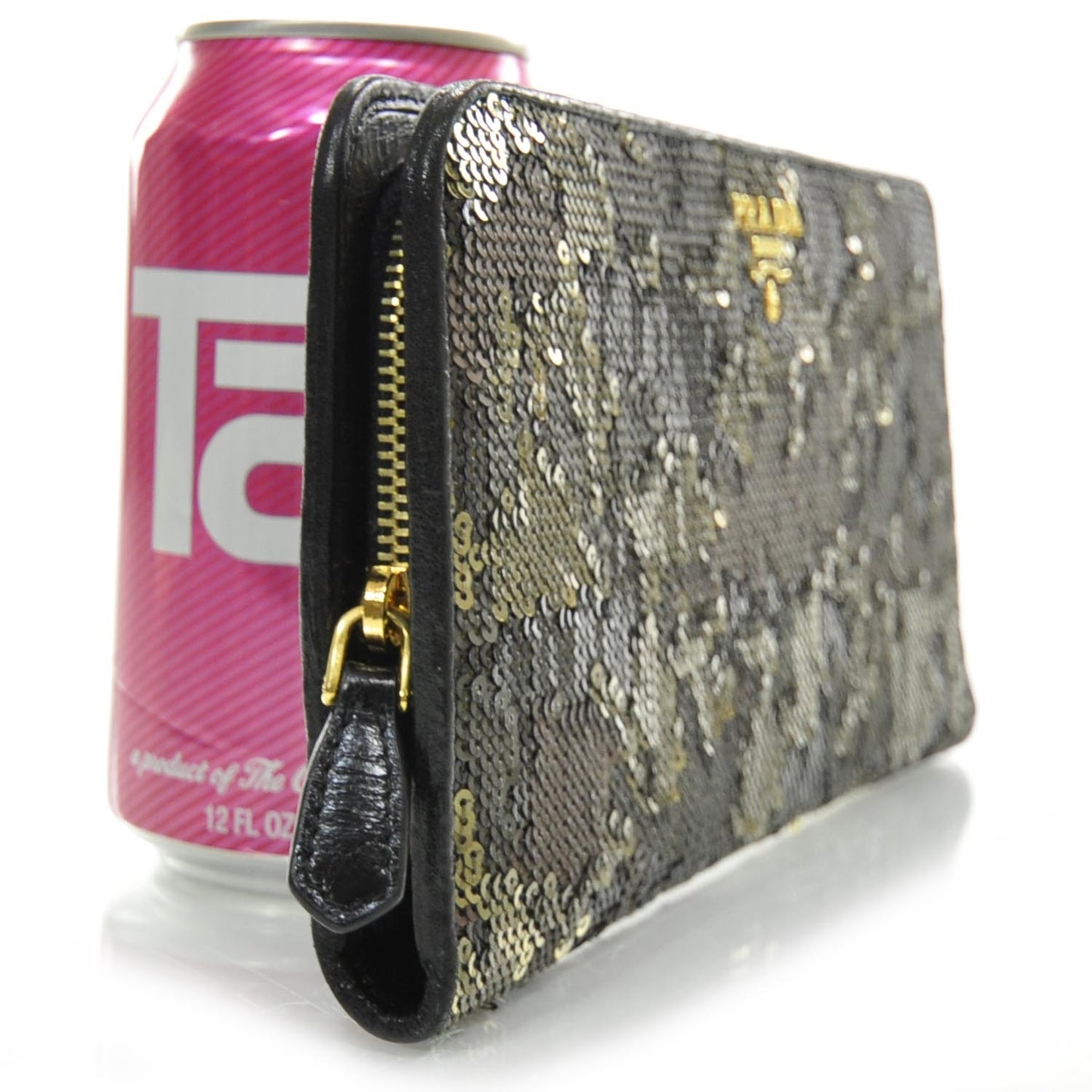 Sequin Camouflage Continental Wallet Mimetico