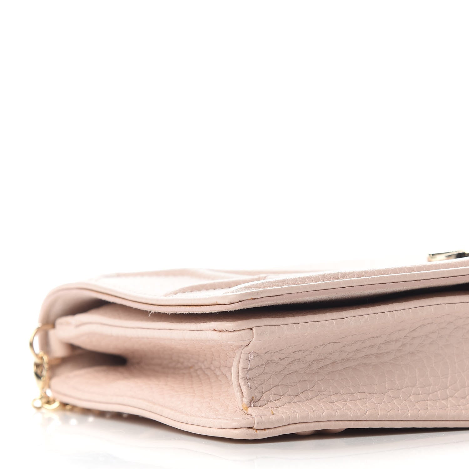 Christian Dior Grained Calfskin Diorama Wallet on Chain Pouch Rose Poudre 8 of 9