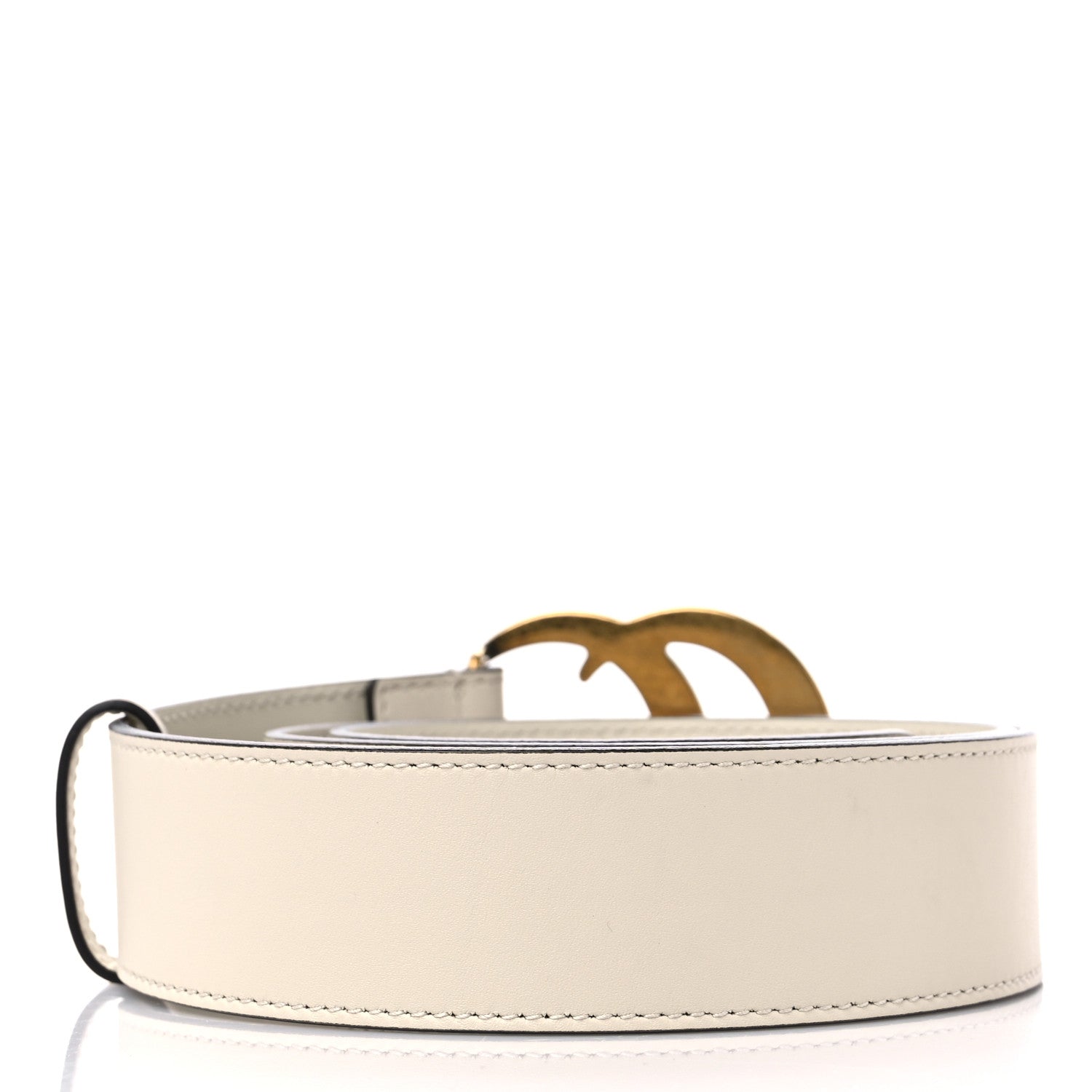 Gucci Calfskin Double G 40mm Belt 90 36 White 2 of 6