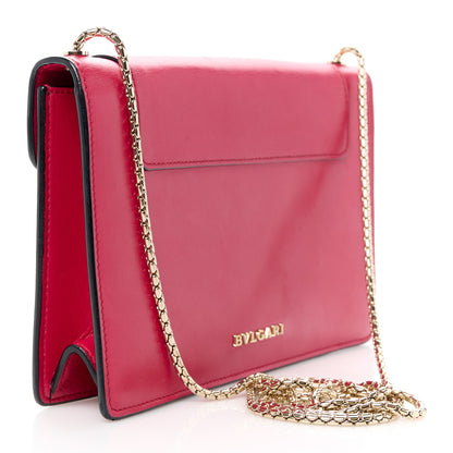 Bulgari Calfskin Serpenti Forever Shoulder Bag Pink 3 of 12