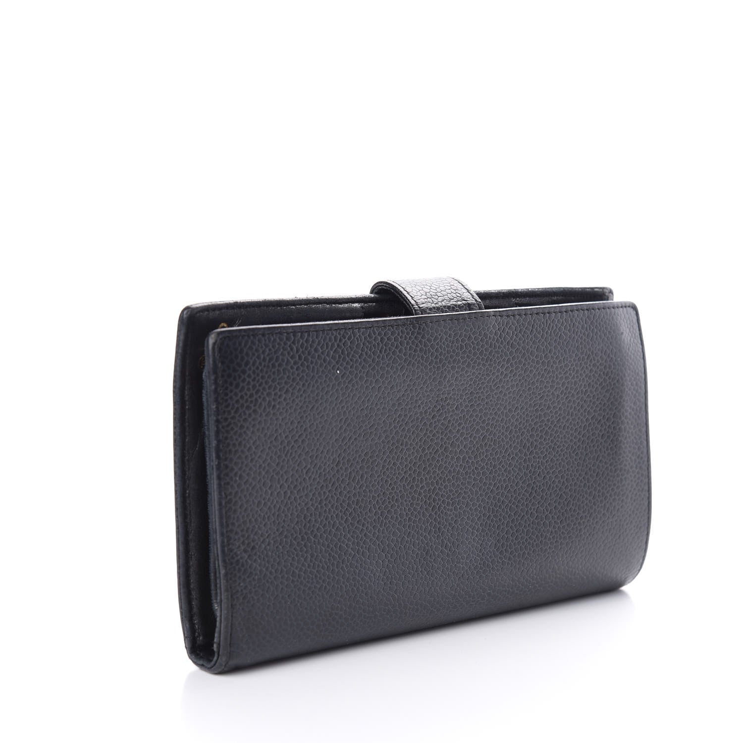 Chanel Caviar Timeless CC French Wallet Black 3 of 8