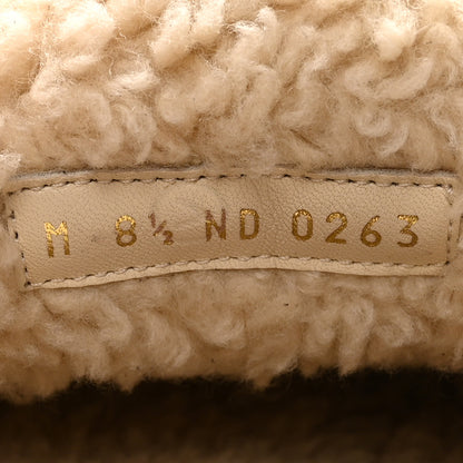 Louis Vuitton Suede Shearling Monogram Mens LV Driver Moccasin Loafers 8.5 8 of 8