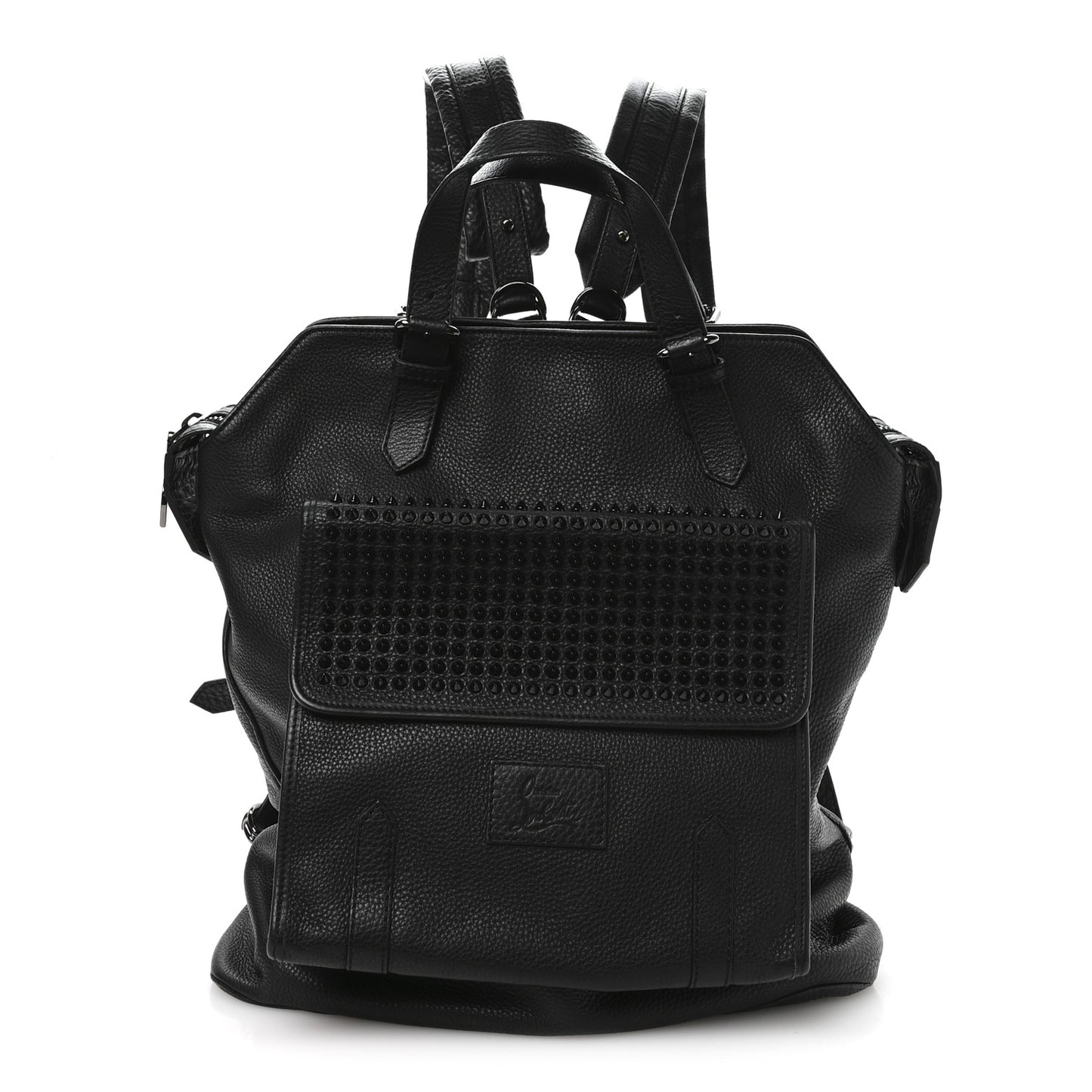 Calfskin Spikes Syd Backpack Black