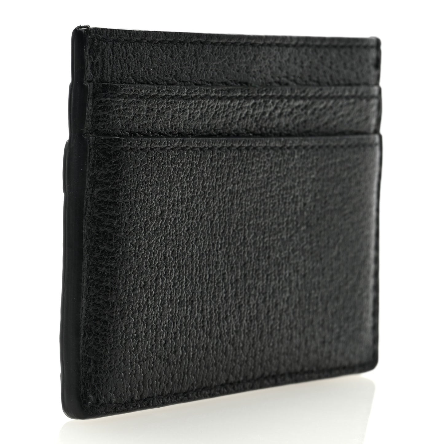Calfskin Web GG Ophidia Card Holder Black